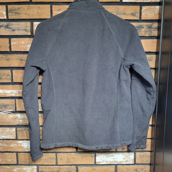 Vintage Nike ACG Sherpa Lined Fleece Full Zip Jacket Women's Large Charcoal Grey - Picture 2 of 14